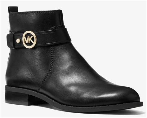 michael kors abigail leather ankle boot|Michael Kors Abigail Leather Riding Boots .